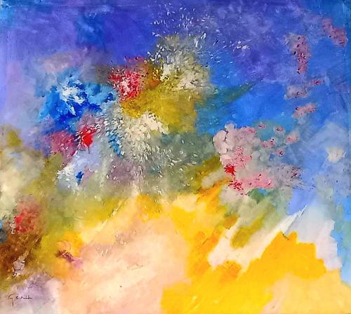 Cynthia Nouhra - Nebula - Acrylic On Canvas - $6000