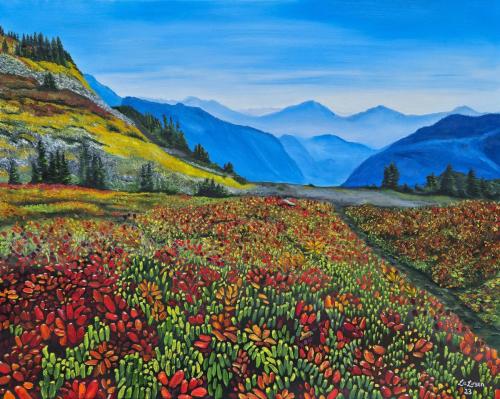 Liz Larsen_Fall at Ptarmigan Ridge_Oil