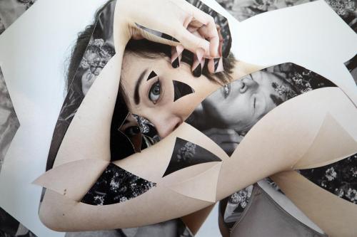Claude Cahun, Self Portrait with Flowers